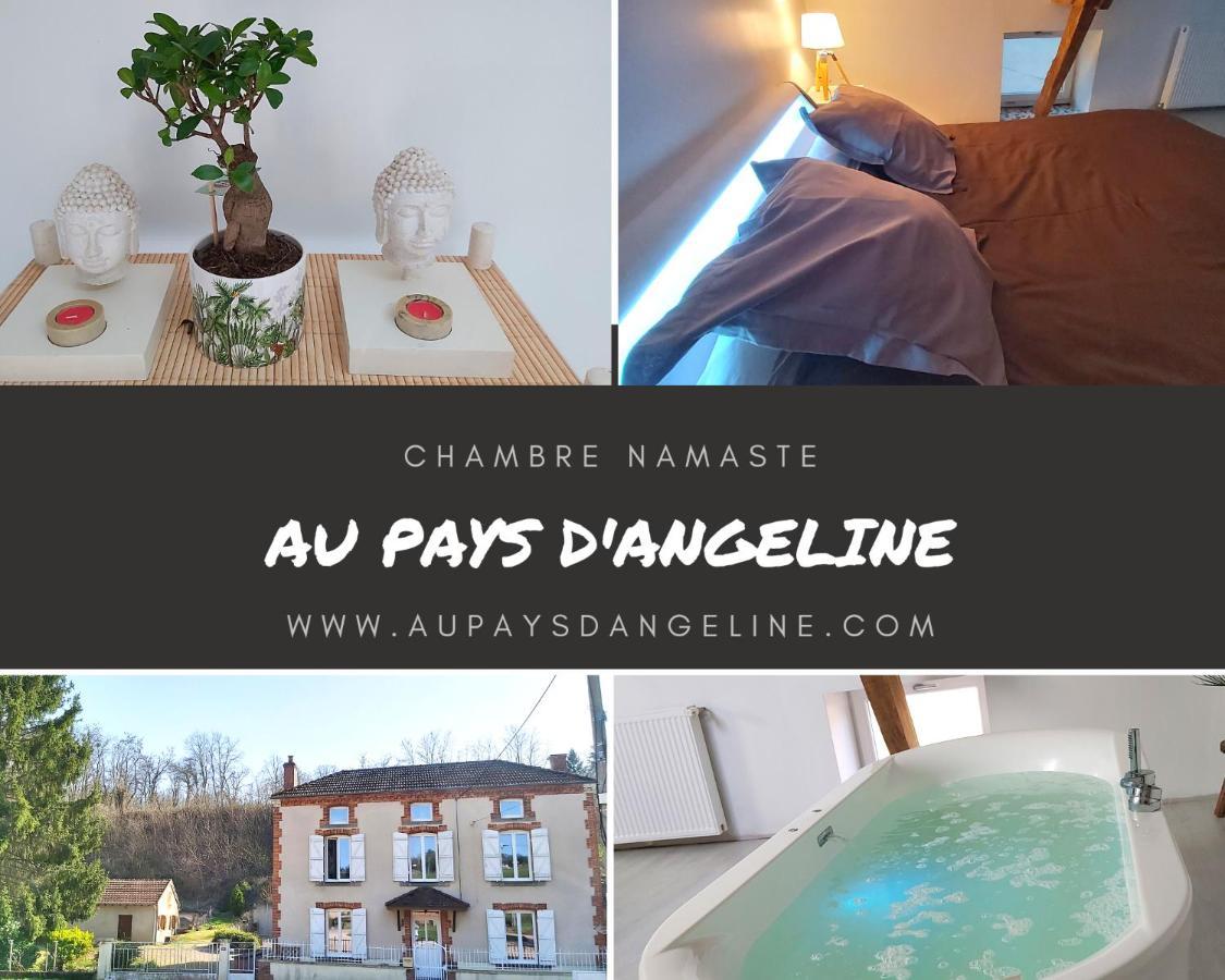 Au Pays D'Angeline Hotel La Pacaudière Exterior foto